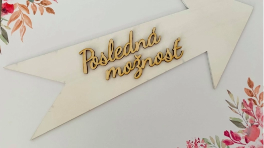 Svadobná šípka - posledná možnosť