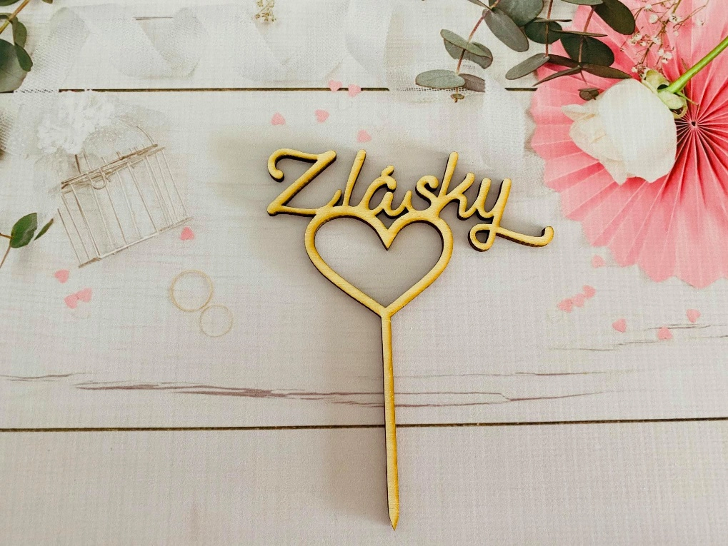 Drevený zápich z lásky