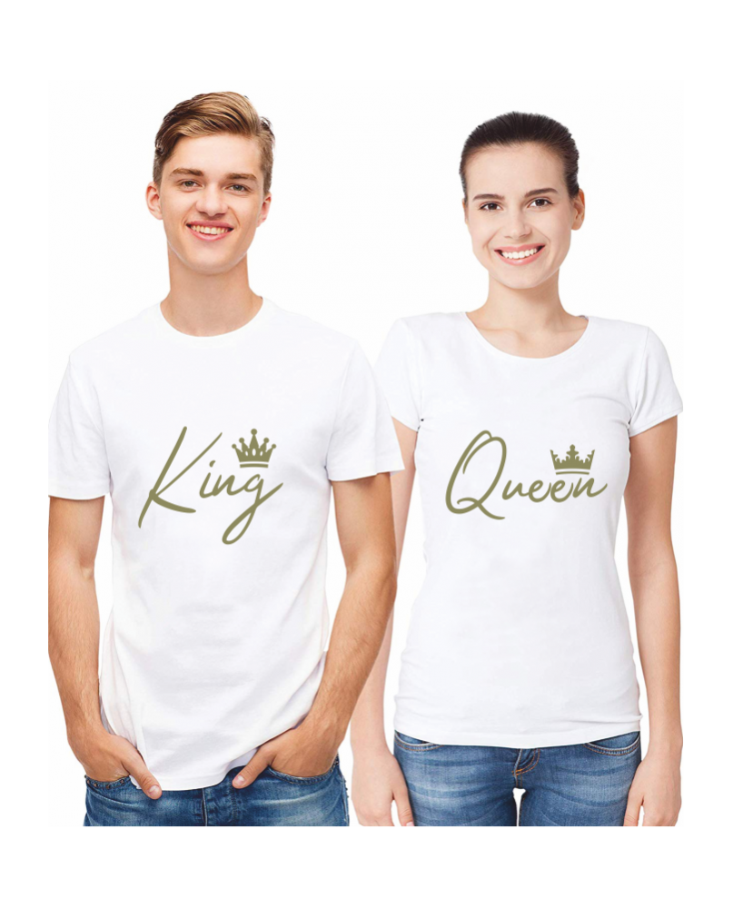 KING AND QUEEN - WHITE