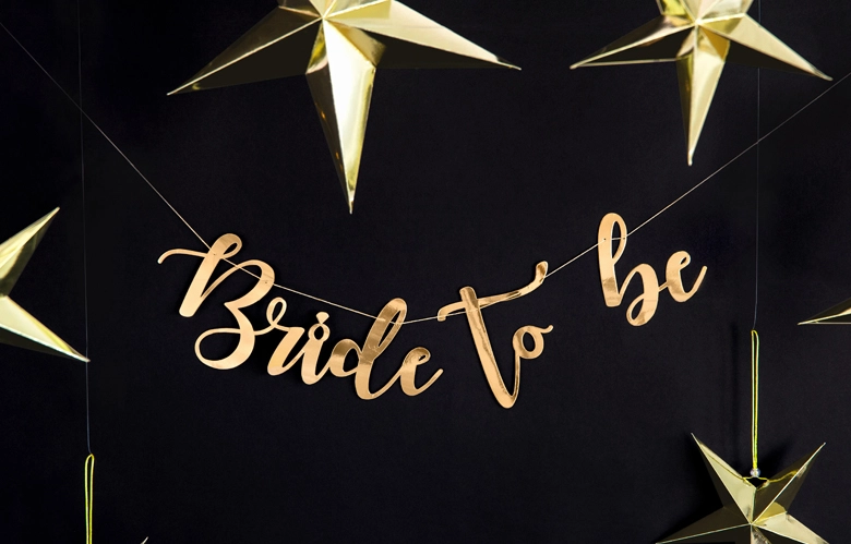 Banner Bride , 80x19cm
