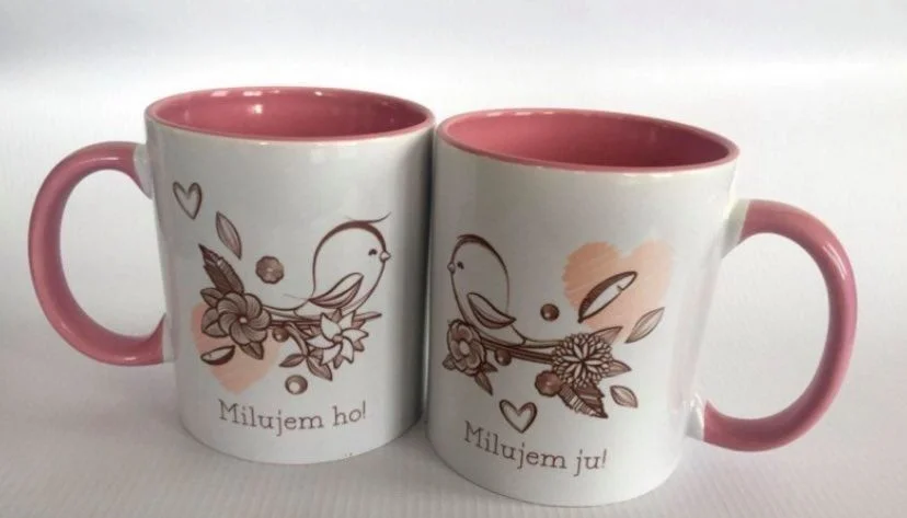 Hrnčeky Milujem ho,Milujem ju
