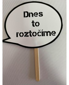 Papierová rekvizita - Dnes to roztočíme