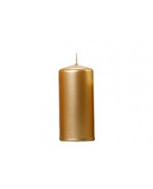 Klubová sviečka, zlato, 12 x 6 cm