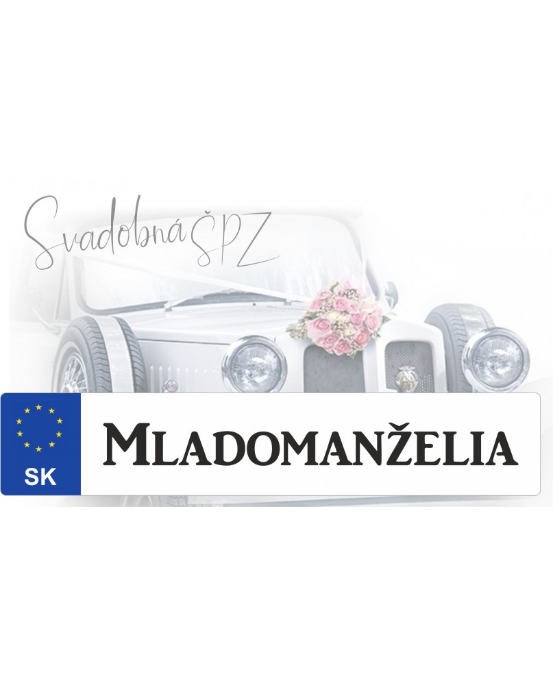 Svadobná ŠPZ 5