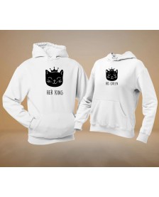 Mikiny pre páry KINQ QUEEN