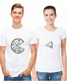 Tričká pre páry PIZZA