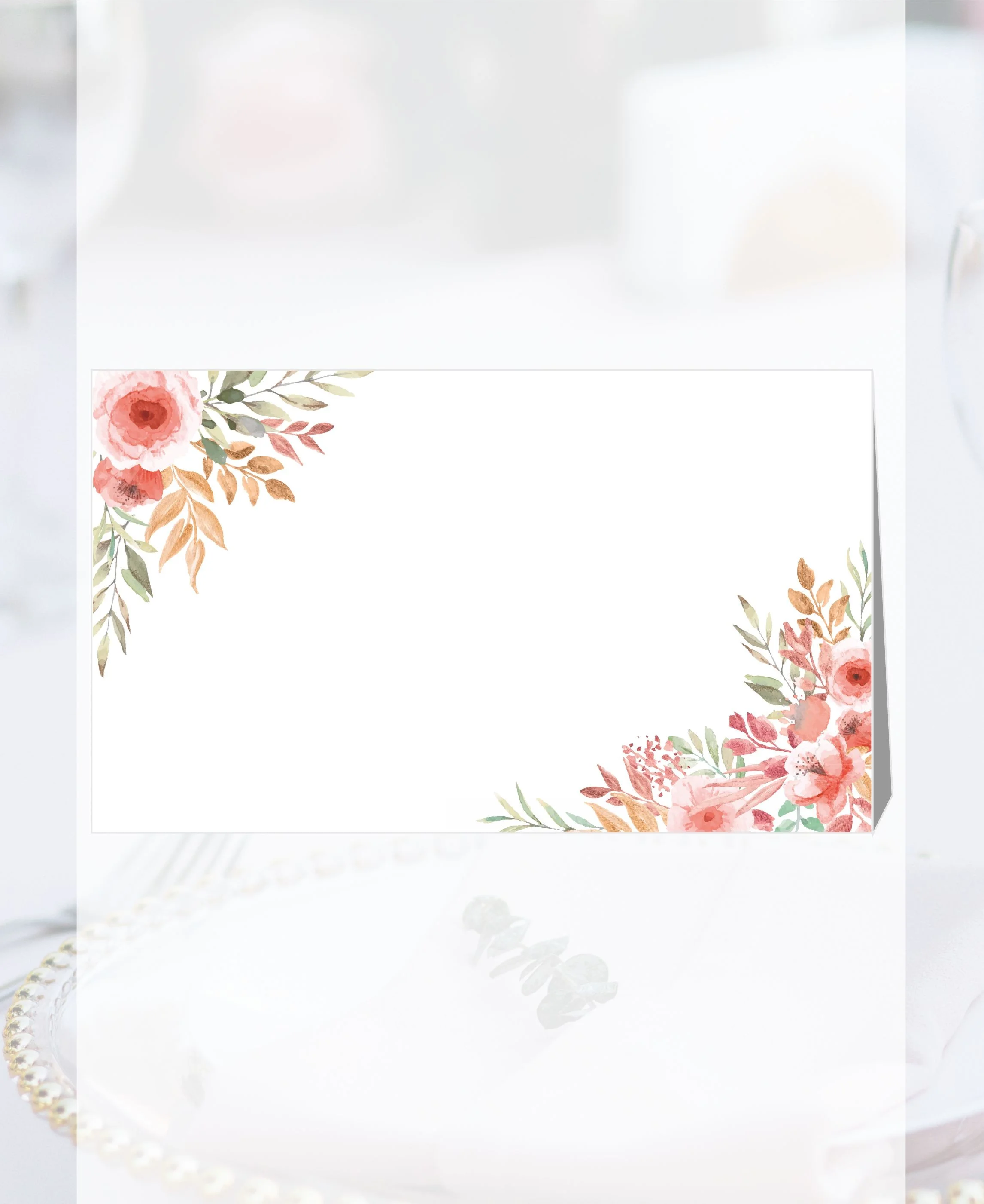 Papierové menovky na stôl