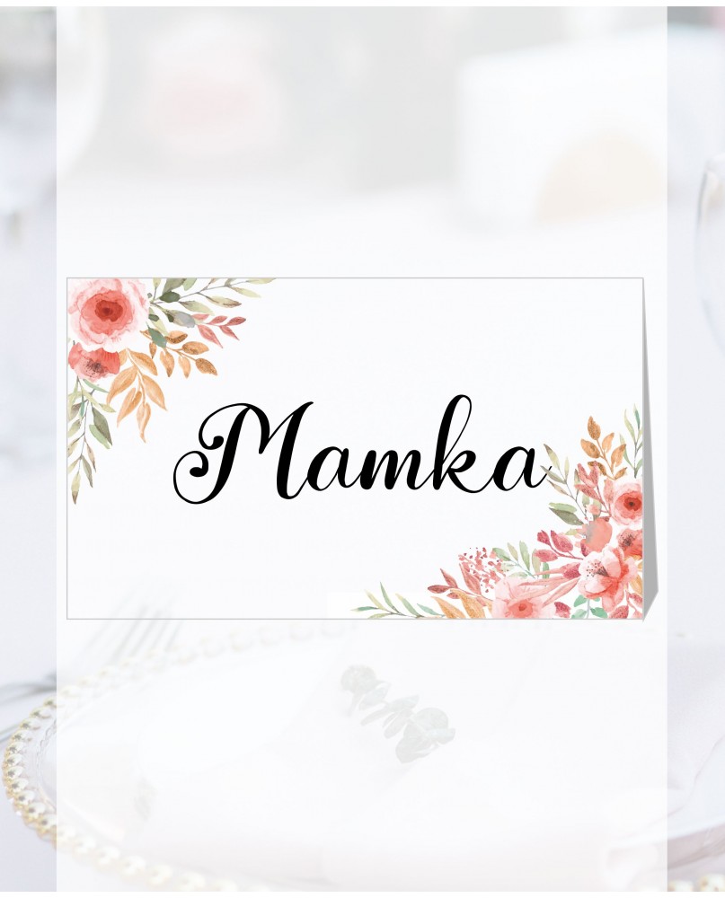 Papierové menovky na stôl