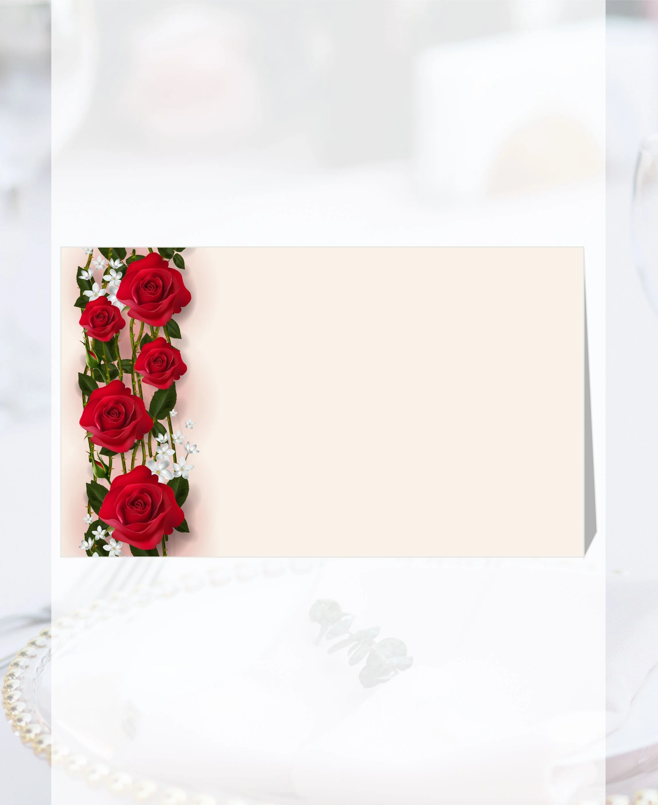 Papierové menovky na stôl