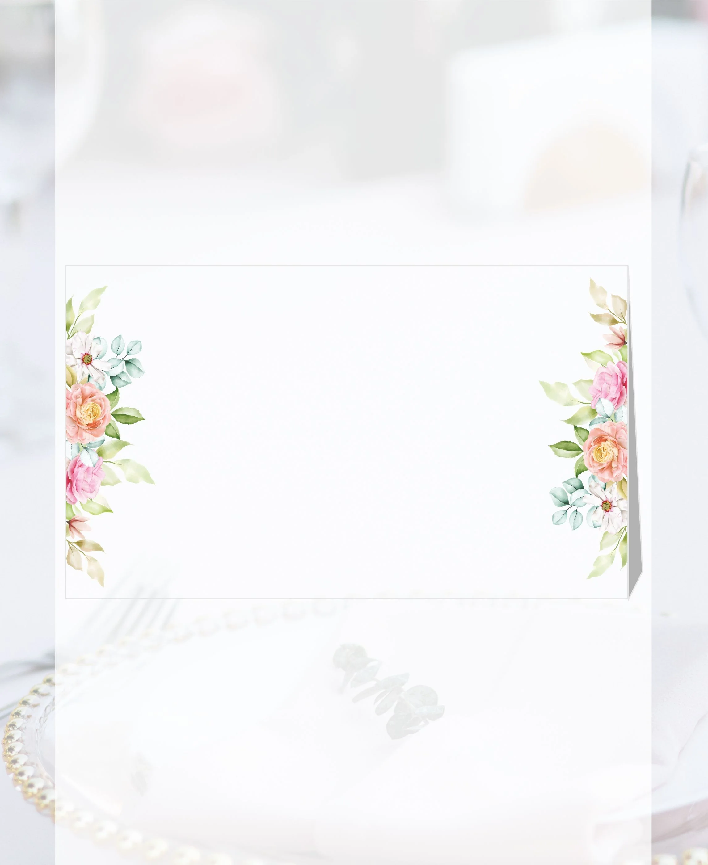 Papierové menovky na stôl