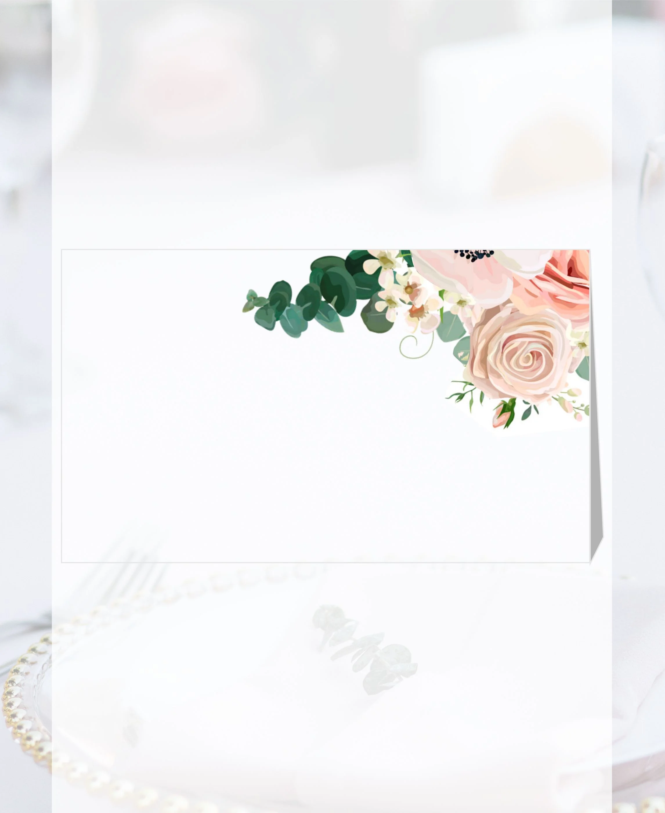 Papierové menovky na stôl