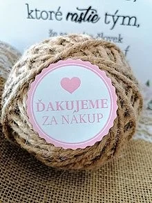 Papierové samolepky HAND MADE