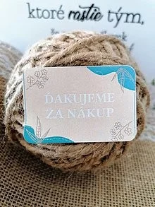 Samolepka ĎAKUJEME ZA NÁKUP