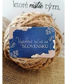 Samolepka VYROBENÉ RUČNE NA...