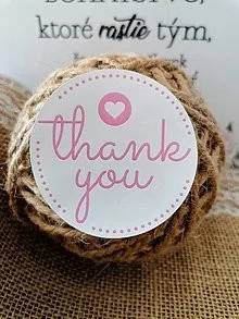 Samolepka THANK YOU