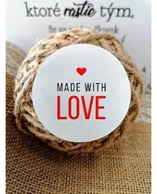 Samolepka MADE WITH LOVE