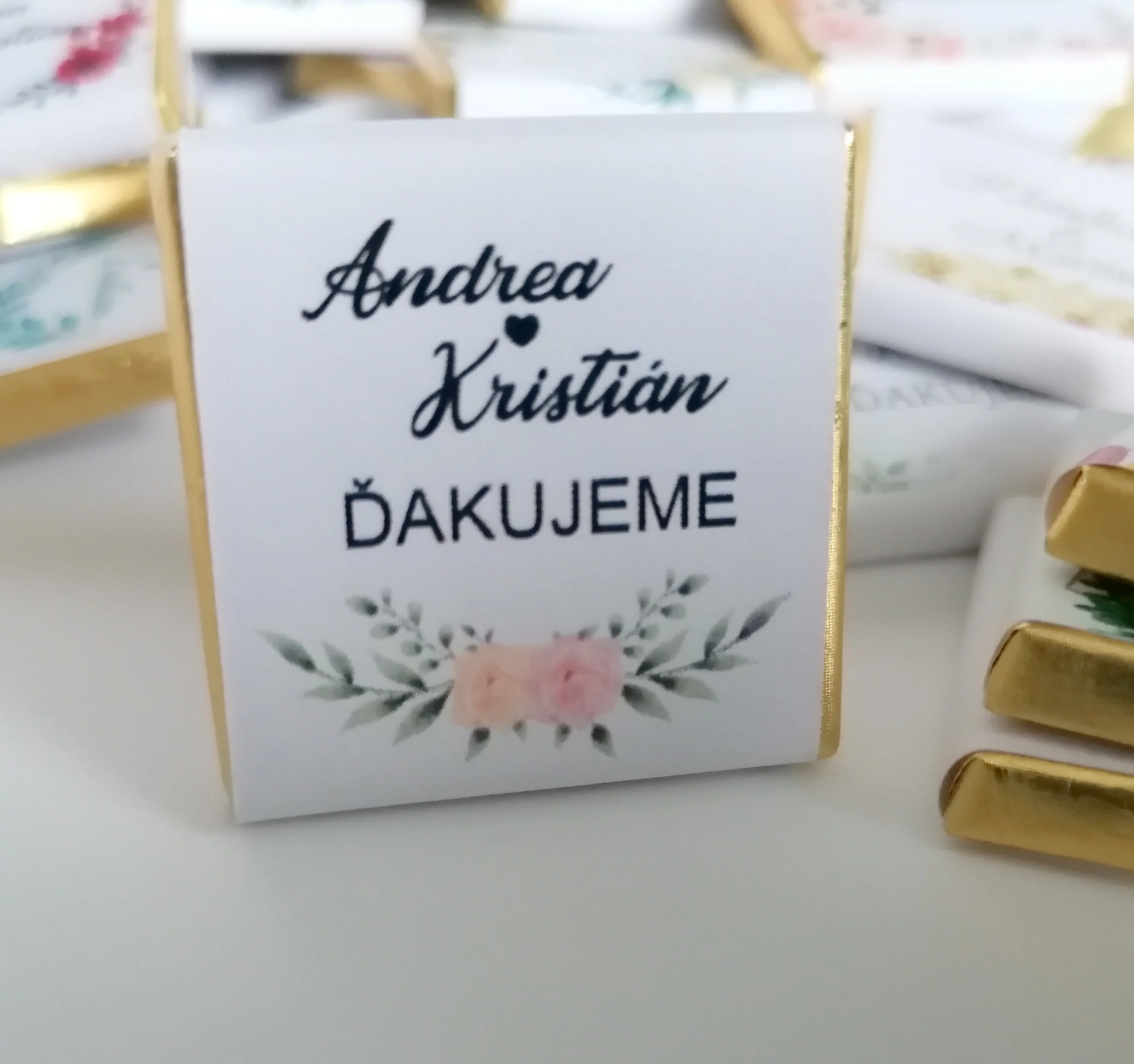 Svadobná čokoládka