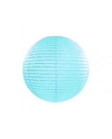 Papierový lampión, modrá farba, 20 cm