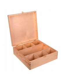 ŠPERKOVNICA, DREVENÝ BOX NA ČAJ