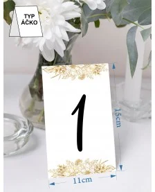 Čísla na stoly