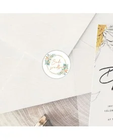 Nálepka na svadobnú obálku...