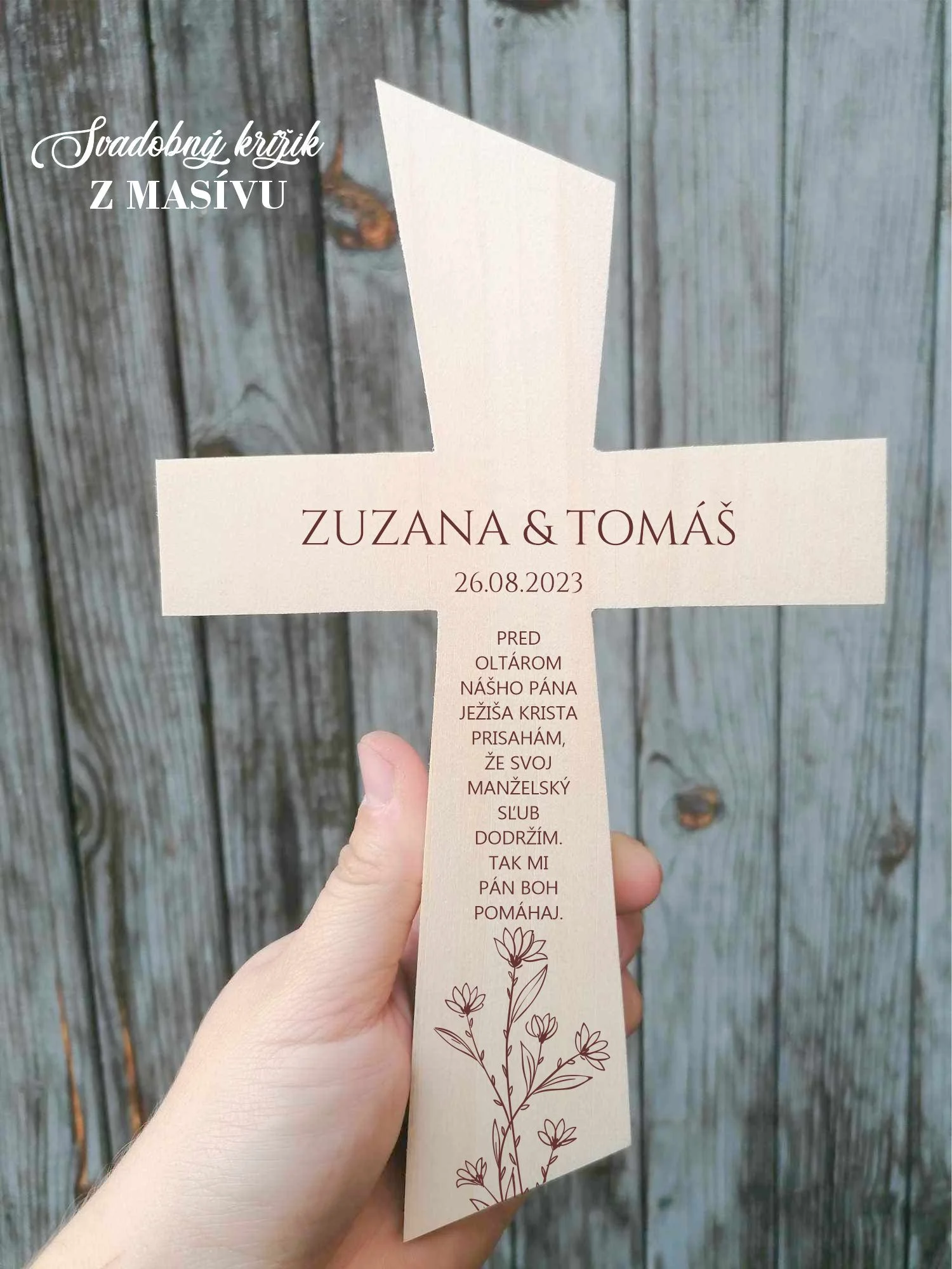 Svadobný krížik - masív