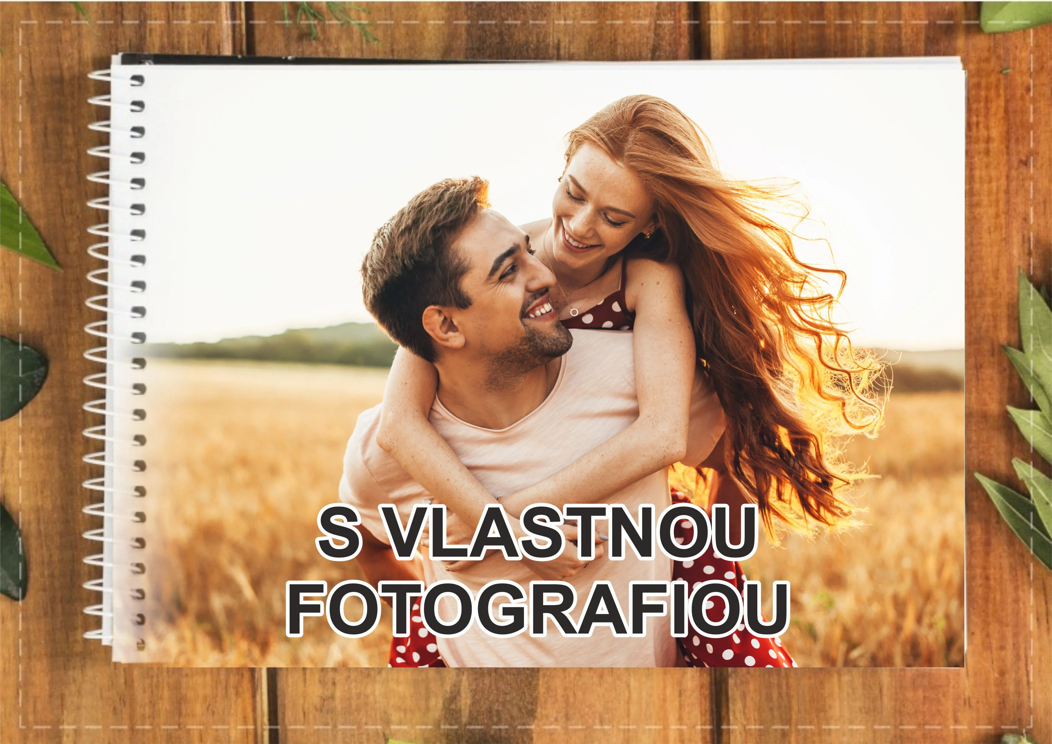 Svadobná kniha hostí - s vlastnou fotografiou