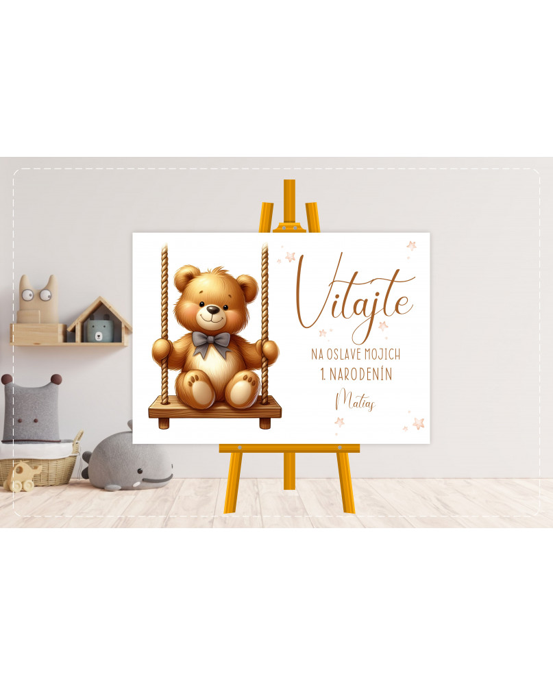 Uvítacia tabuľa detská