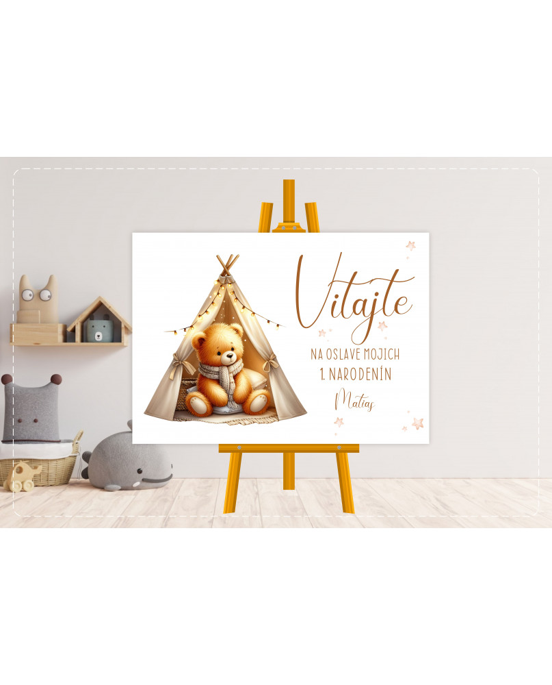 Uvítacia tabuľa detská