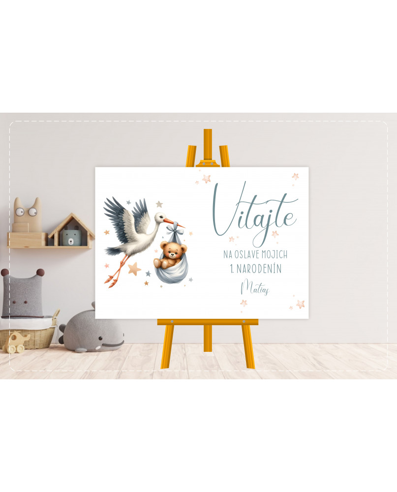 Uvítacia tabuľa detská