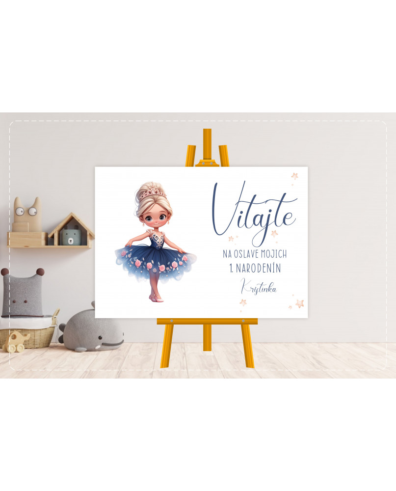 Uvítacia tabuľa detská