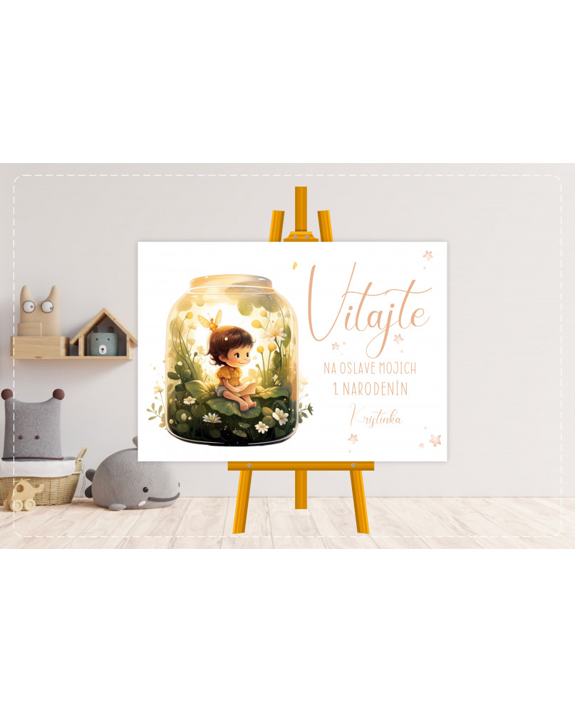 Uvítacia tabuľa detská