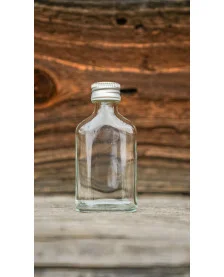 mini fľaštička s vrchnákom