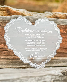 Poďakovanie rodičom
