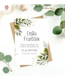 Svadobné oznámenie