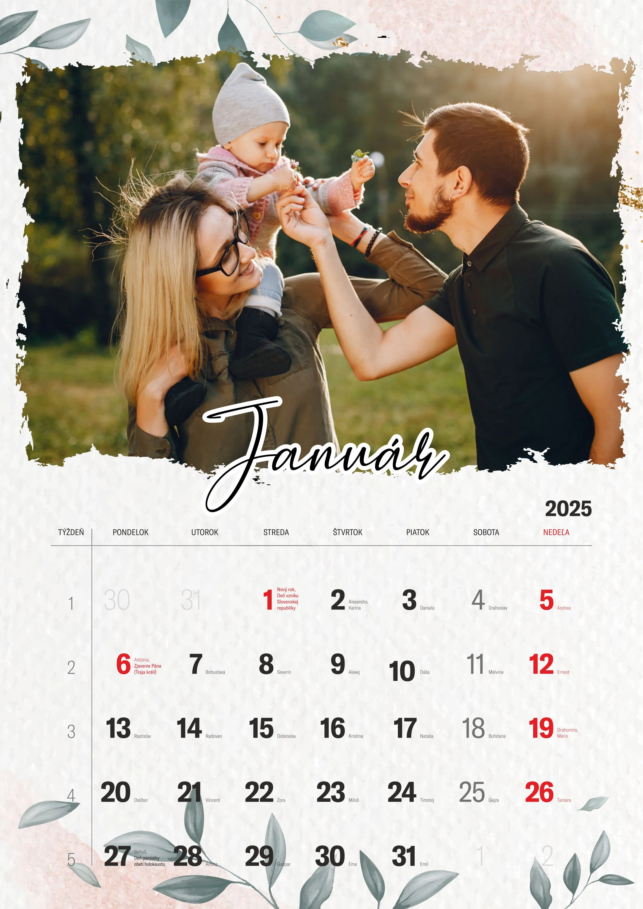 Fotokalendár závesný A3